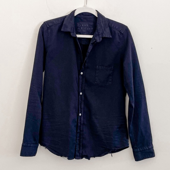 Frank & Eileen Barry Famous Denim Shirt Black M - Picture 5 of 10